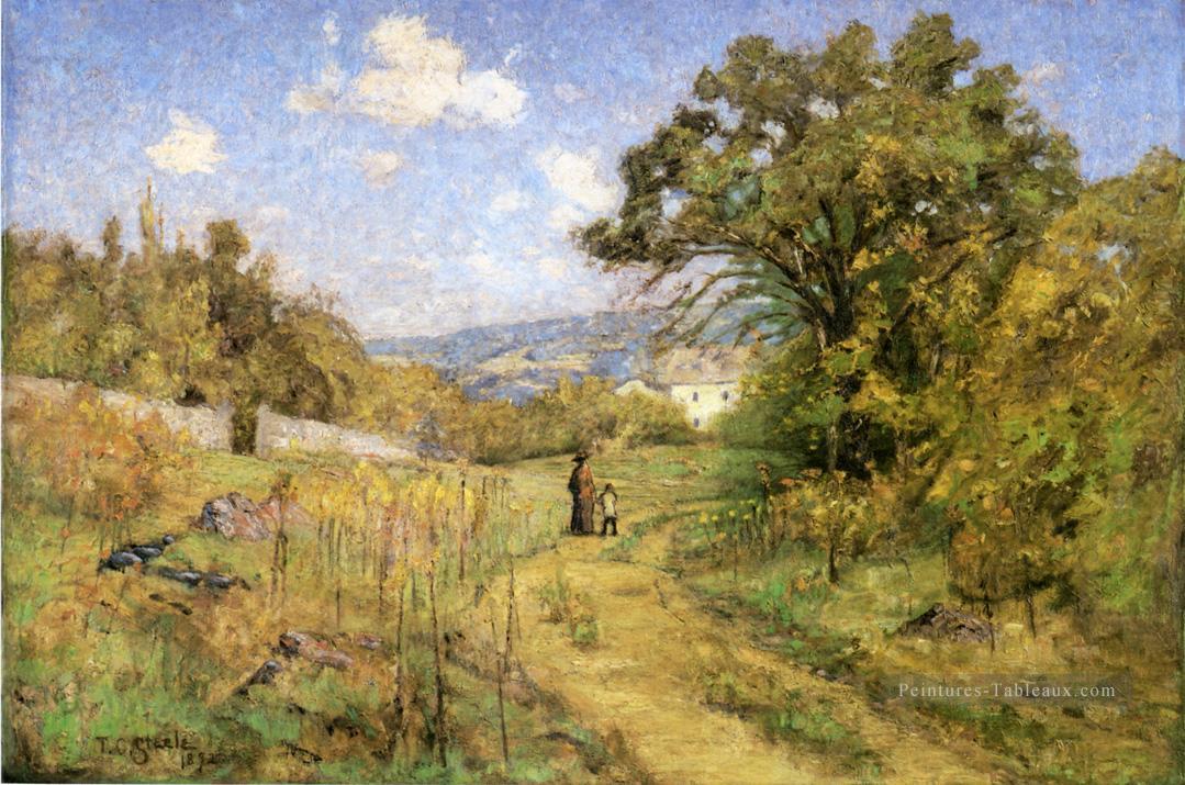 Septembre Théodore Clément Steele 1892 Impressionniste Indiana paysages Théodore Clément Steele paysage Peintures à l'huile